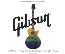 Gibson 吉普森M2M高端定制1959 Les Paul Standard彩虹色