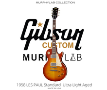 Gibson 吉普森Murphylab墨菲1958 LP Standard R8水洗樱桃渐变色超轻做旧