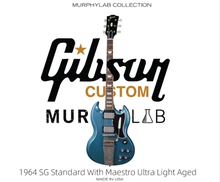 Gibson 吉普森Murphylab 1964 SG STD With Maestro 佩勒姆蓝超轻做旧